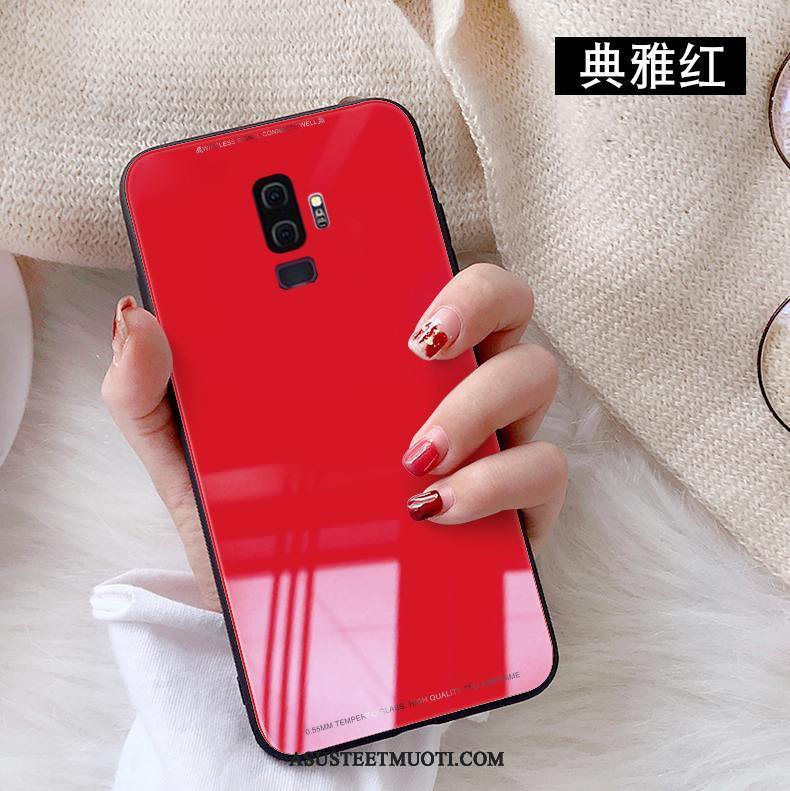 Samsung Galaxy S9+ Kuoret Kuori Lasi Murtumaton Pu Suojaus