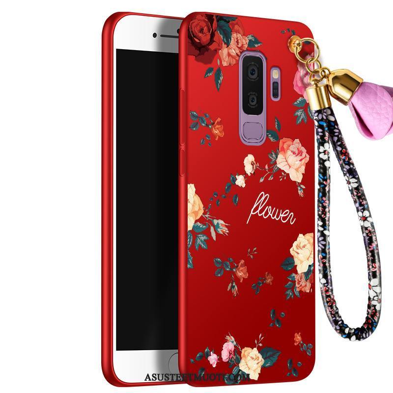 Samsung Galaxy S9+ Kuoret Tähti Kuori Persoonallisuus Punainen Puhelimen