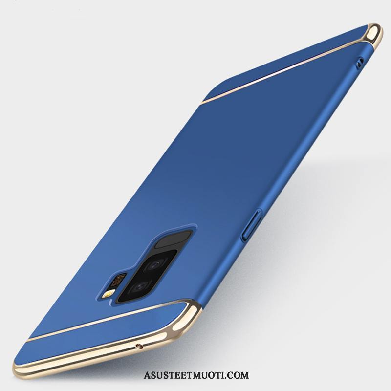 Samsung Galaxy S9+ Kuoret Ultra Luova Pesty Suede Sininen Ohut