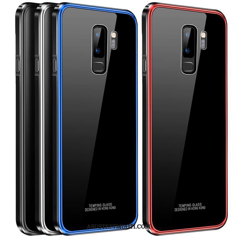 Samsung Galaxy S9+ Kuori Kuoret Musta Punainen Murtumaton Kotelo Tide-brändi