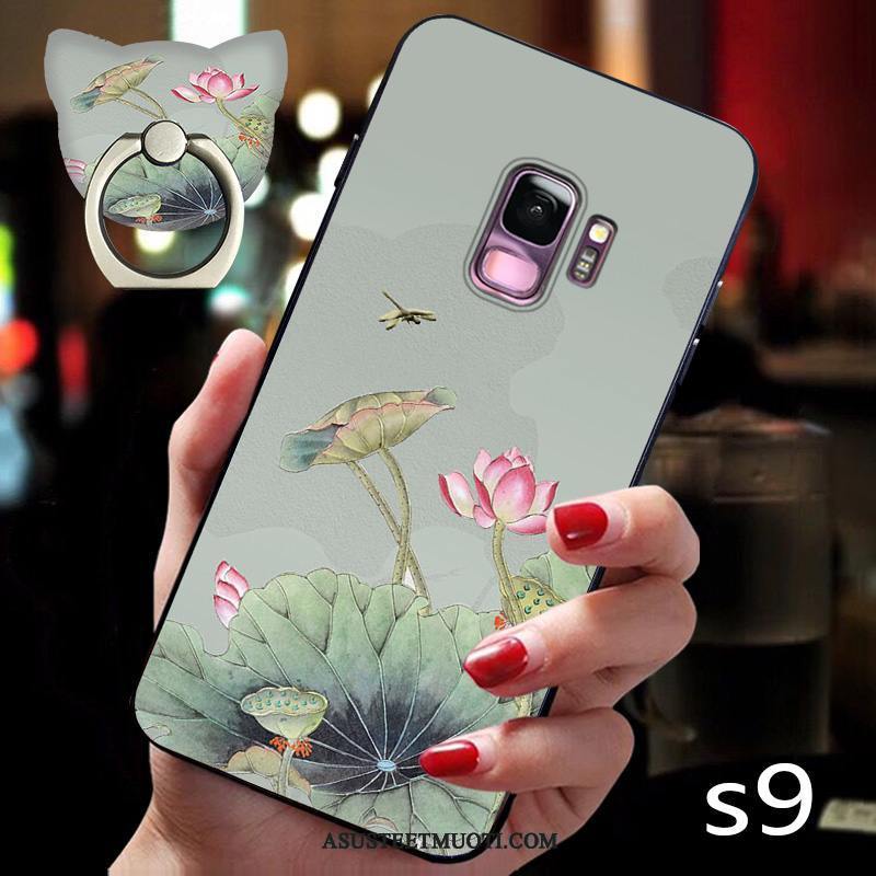 Samsung Galaxy S9 Kuori Kuoret Persoonallisuus Luova Pesty Suede Tähti Silikoni