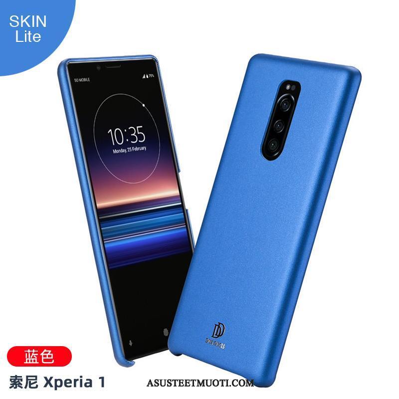 Sony Xperia 1 Kuori Kuoret Murtumaton Sininen Liiketoiminta Kotelo All Inclusive