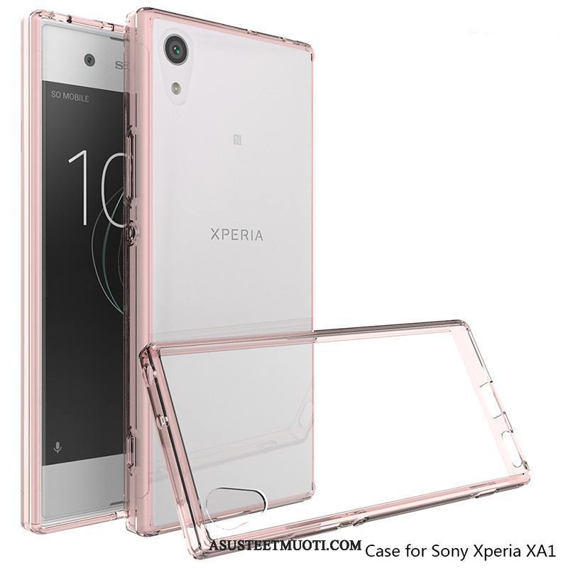 Sony Xperia Xa1 Kuoret Jauhe Läpinäkyvä Murtumaton Kotelo Kuori