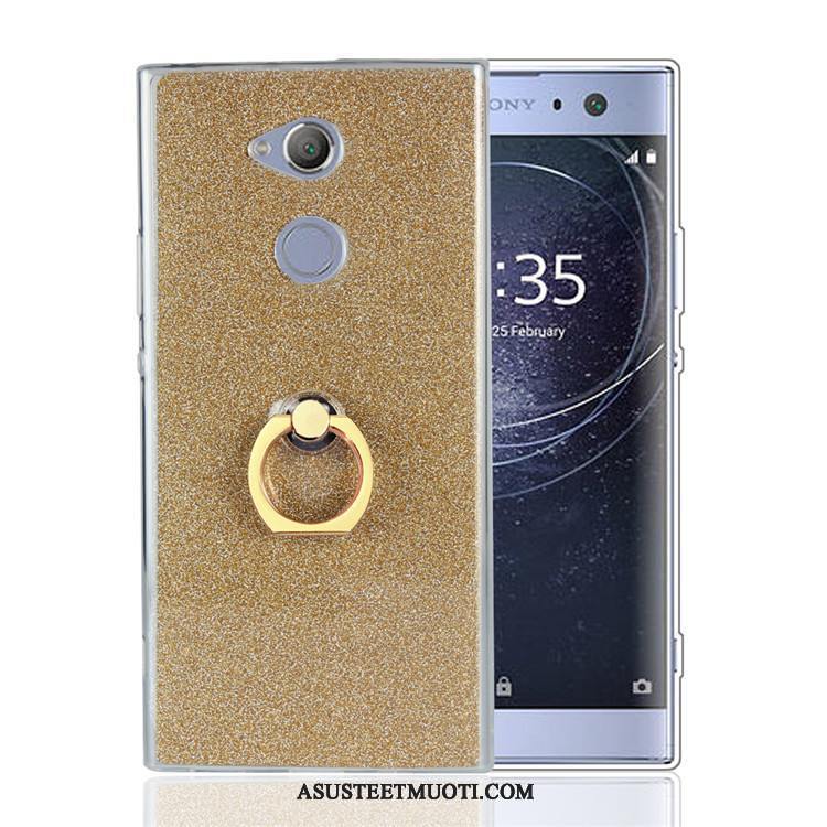 Sony Xperia Xa2 Kuori Kuoret Murtumaton Jauhe Kulta Silikoni