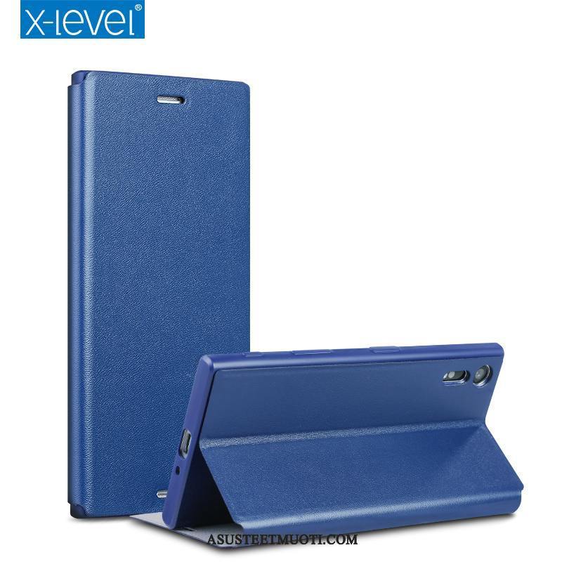 Sony Xperia Xz Kuori Kuoret Suojaus Ultra Sininen Murtumaton
