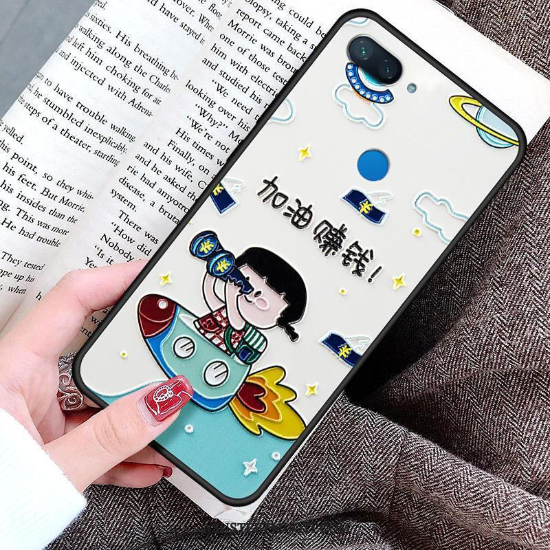 Xiaomi Mi 8 Lite Kuoret Kohokuviointi Puhelimen All Inclusive Murtumaton Pesty Suede