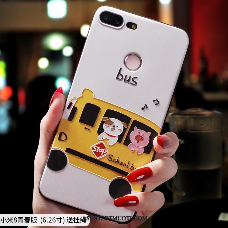 Xiaomi Mi 8 Lite Kuoret Kuori Pieni Kukkakuvio Puhelimen Nuoret