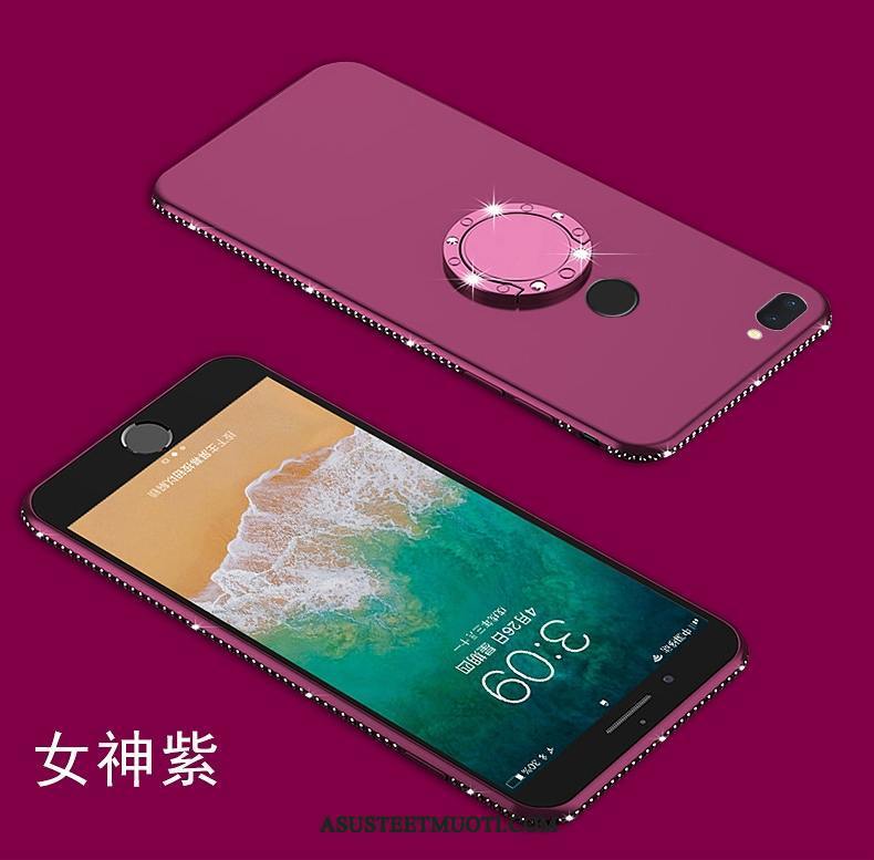 Xiaomi Mi 8 Lite Kuori Kuoret Karkaisu Nuoret Murtumaton Violetti Pieni