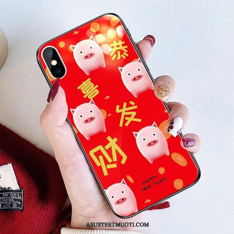 Xiaomi Mi 8 Pro Kuori Kuoret Luova Net Red Kotelo Lasi Kukkakuvio