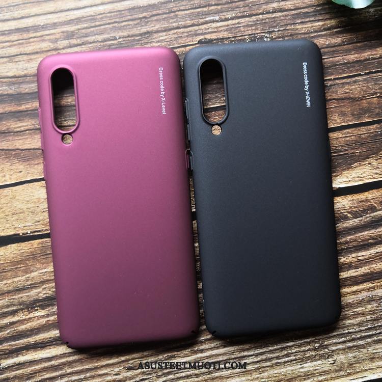 Xiaomi Mi 9 Lite Kuori Kuoret All Inclusive Musta Kova Puhelimen Pesty Suede