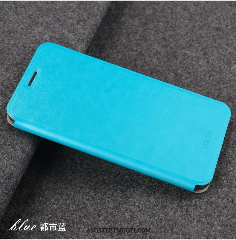 Xiaomi Mi 9t Kuori Kuoret Puhelimen Nahkakotelo Simpukka Sininen