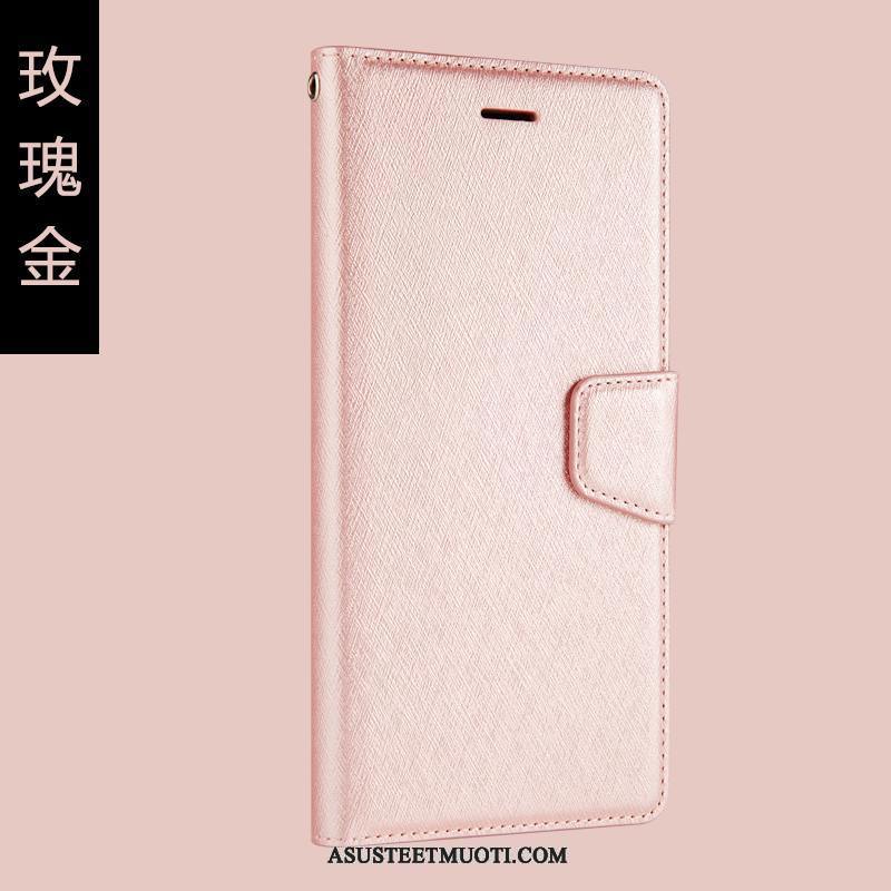 Xiaomi Mi A1 Kuoret Murtumaton Pinkki Pieni Kulta Nahkakotelo