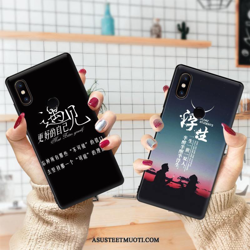 Xiaomi Mi A2 Kuori Kuoret Puhelimen Kotelo Pehmeä Neste Musta Murtumaton