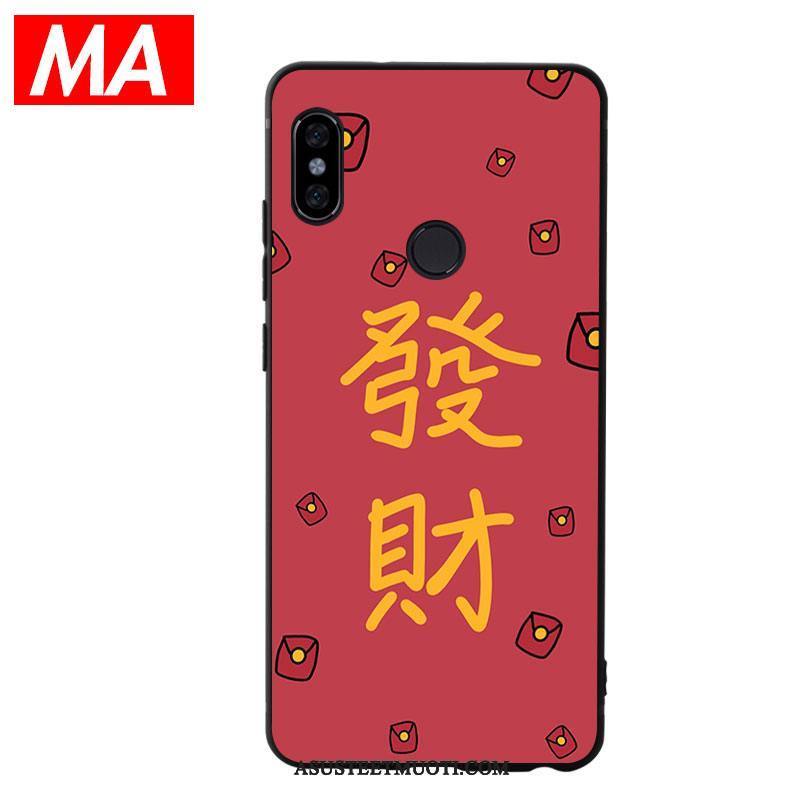 Xiaomi Mi Mix 3 Kuoret Kuori Puhelimen Suojaus Pehmeä Neste Punainen