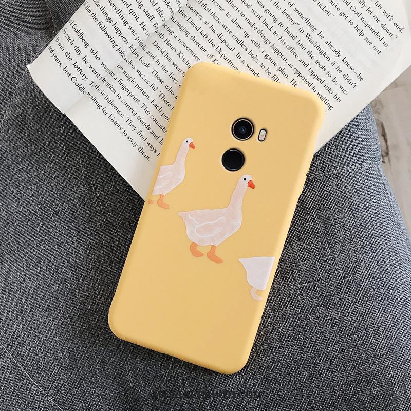 Xiaomi Mi Mix Kuoret Pehmeä Neste Silikoni Kustannukset Kuori Keltainen
