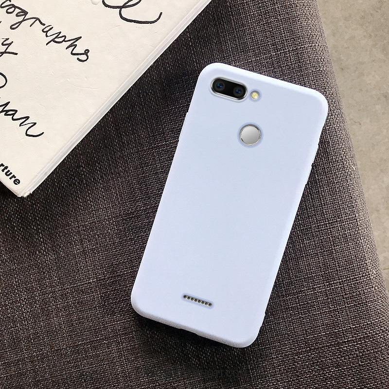 Xiaomi Redmi 6 Kuori Kuoret Kiinteä Väri Luova All Inclusive Punainen Suojaus