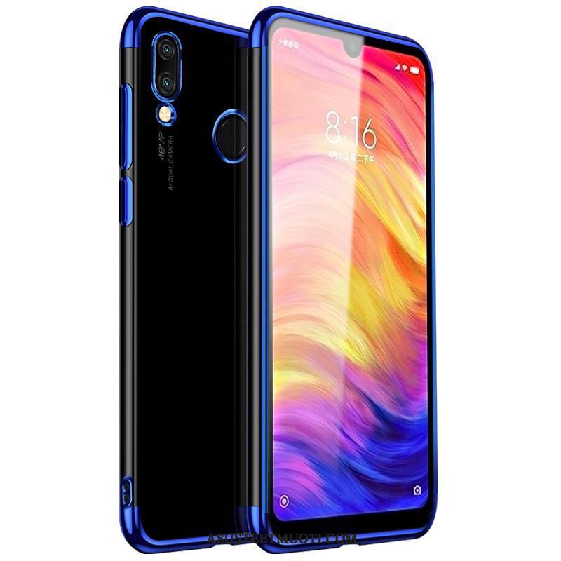 Xiaomi Redmi 7 Kuoret Suojaus Punainen Kuori Kotelo Musta