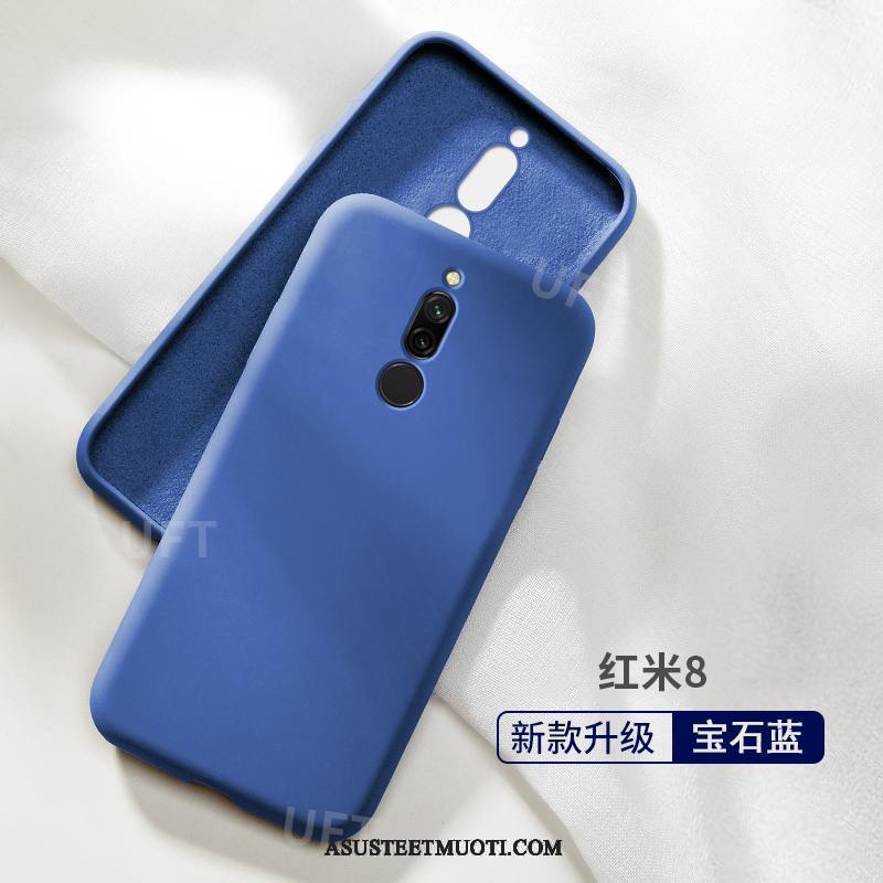 Xiaomi Redmi 8 Kuoret Suojaus Puhelimen Silikoni Sininen All Inclusive