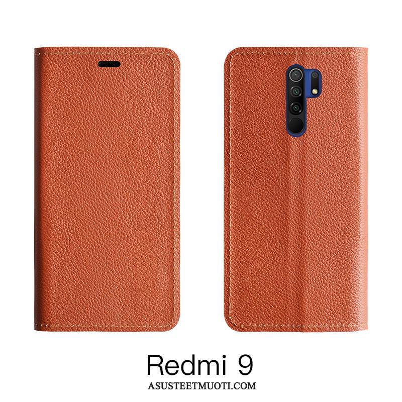 Xiaomi Redmi 9 Kuoret Oranssi Lehmä Kortti Puhelimen All Inclusive