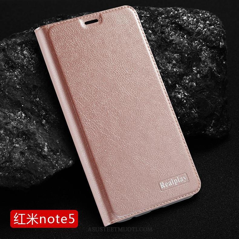 Xiaomi Redmi Note 5 Kuoret Punainen Puhelimen Kotelo Suojaus Kuori