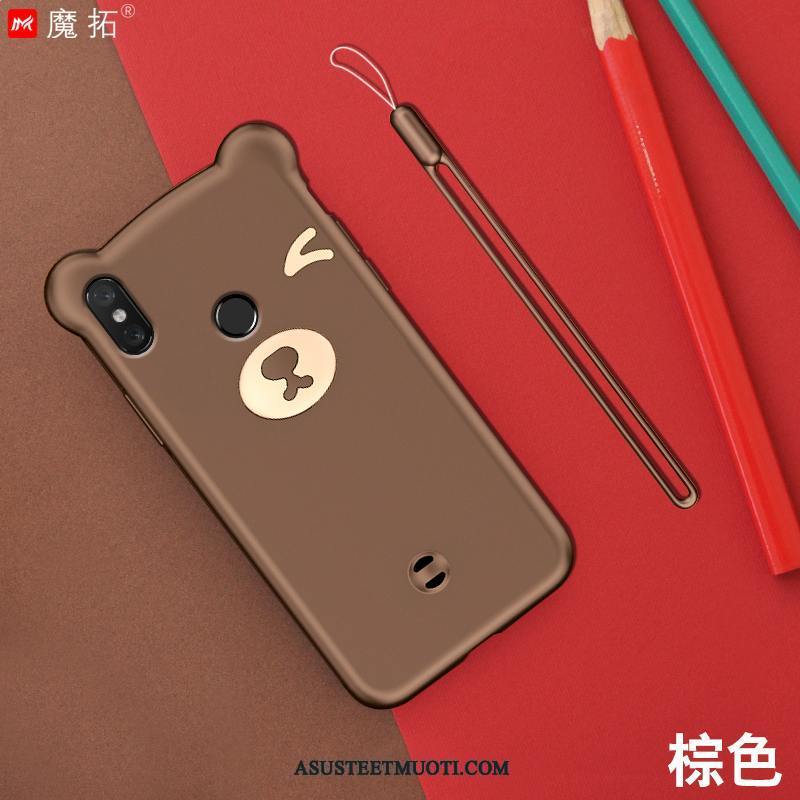 Xiaomi Redmi Note 5 Kuori Kuoret Kotelo Murtumaton Punainen Ihana Silikoni