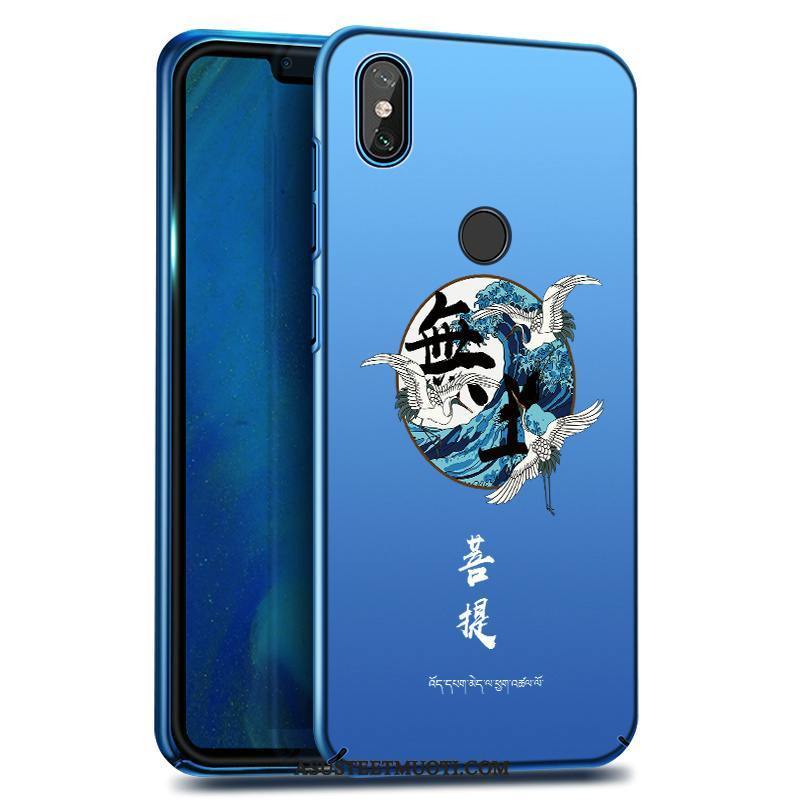 Xiaomi Redmi Note 6 Pro Kuoret Pesty Suede Ohut All Inclusive Suojaus Punainen