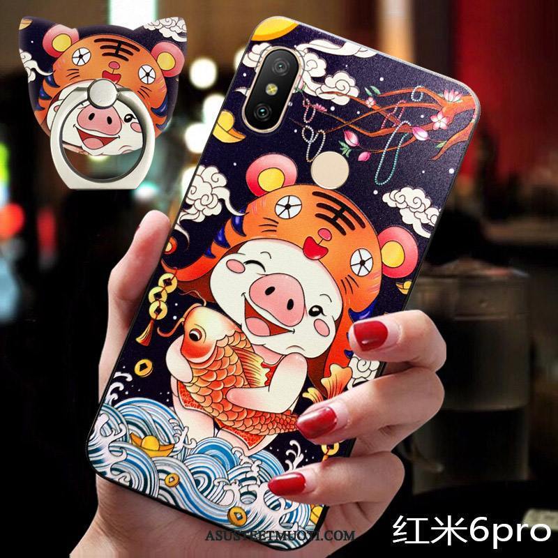 Xiaomi Redmi Note 6 Pro Kuoret Uusi Rakastunut Sarjakuva Kulta Murtumaton