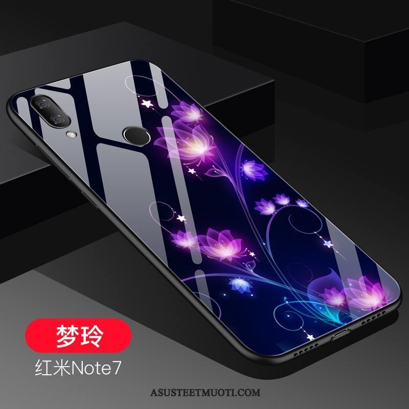 Xiaomi Redmi Note 7 Kuoret Kotelo Persoonallisuus Pieni Punainen Kuori