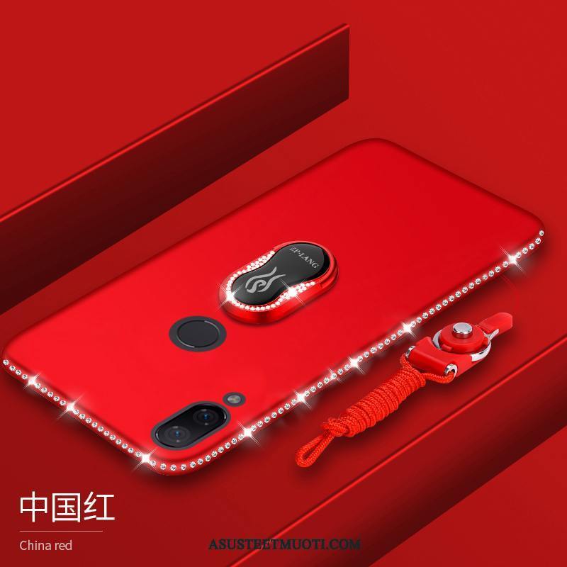 Xiaomi Redmi Note 7 Kuoret Kotelo Ylellisyys Pehmeä Neste Strassi Suojaus
