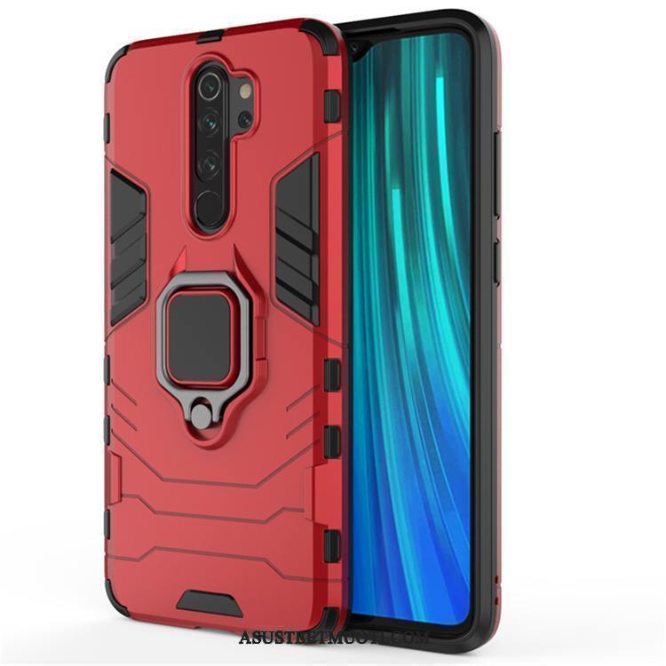 Xiaomi Redmi Note 8 Pro Kuori Kuoret Punainen Tuki All Inclusive Kotelo