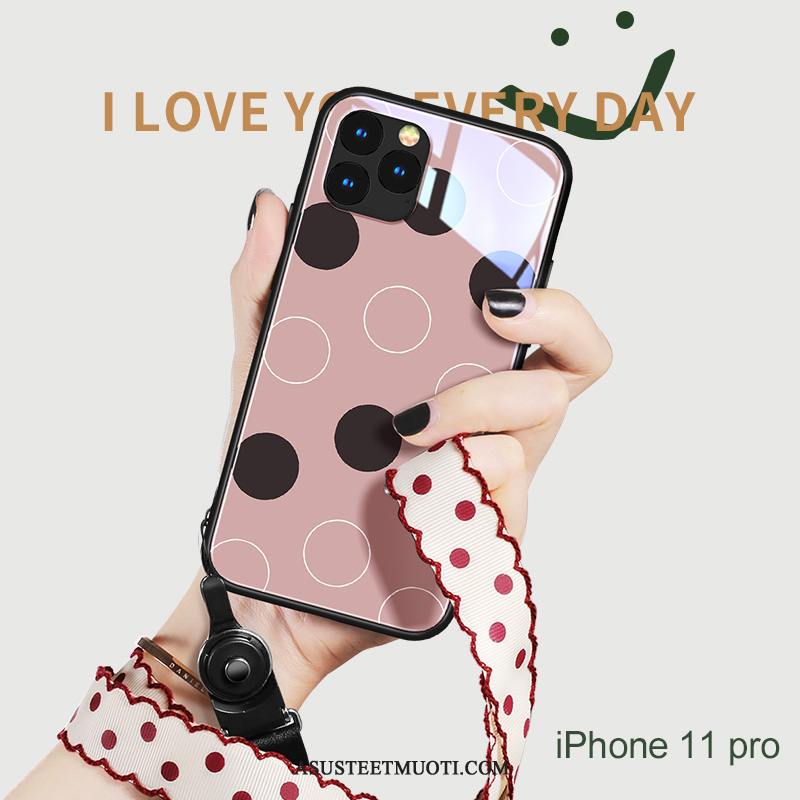 iPhone 11 Pro Kuori Kuoret Ohut Persoonallisuus Lasi All Inclusive Puhelimen