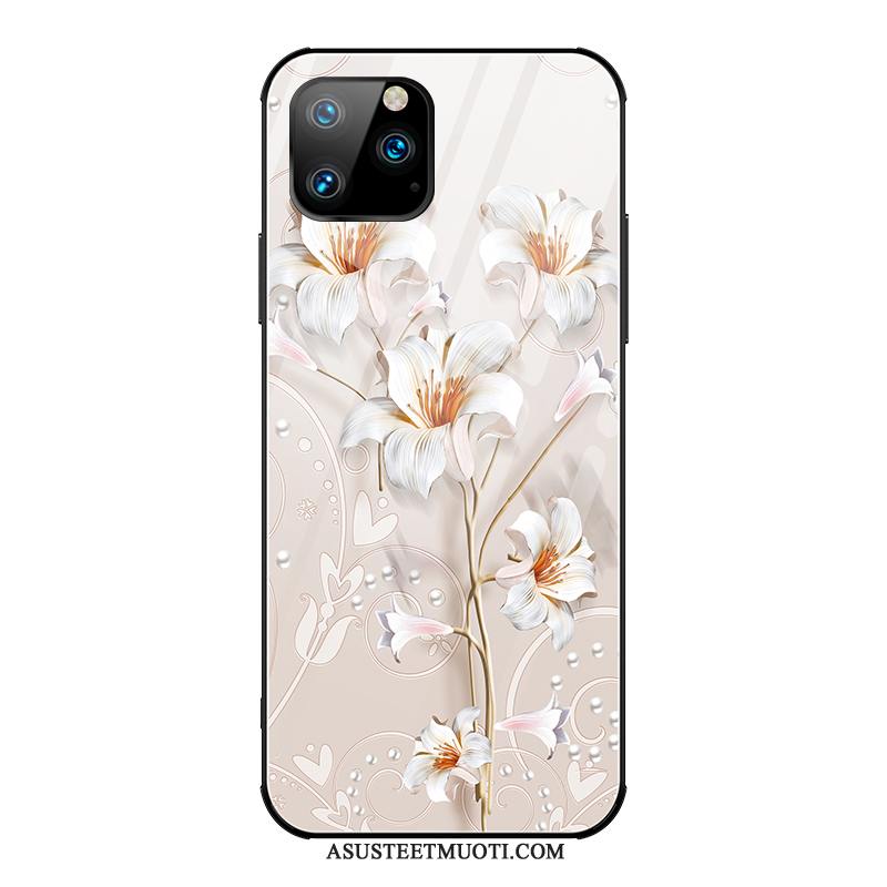 iPhone 11 Pro Max Kuoret Puhelimen Kukkia Valkoinen All Inclusive Ultra