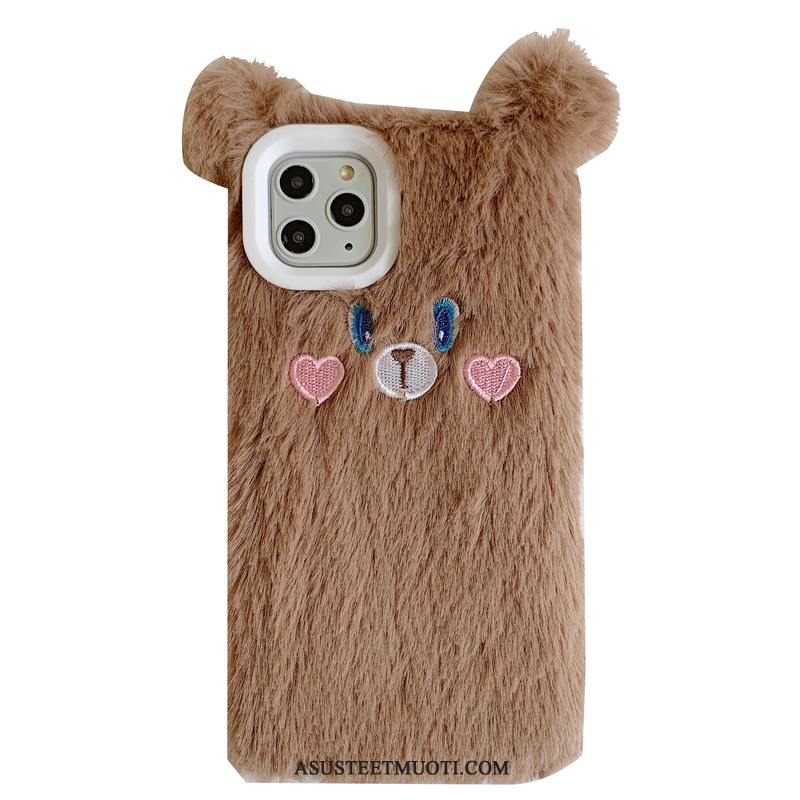 iPhone 11 Pro Max Kuoret Uhkea Bear Pieni Persoonallisuus Kuori