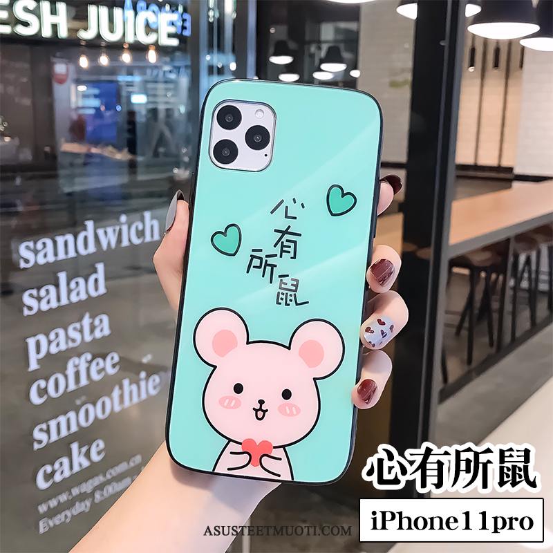 iPhone 11 Pro Max Kuori Kuoret Lasi Murtumaton Puhelimen Rakastunut Rotta