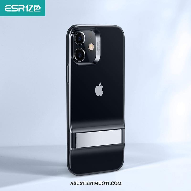 iPhone 12 Mini Kuoret Läpinäkyvä Ultra Uusi Murtumaton Musta