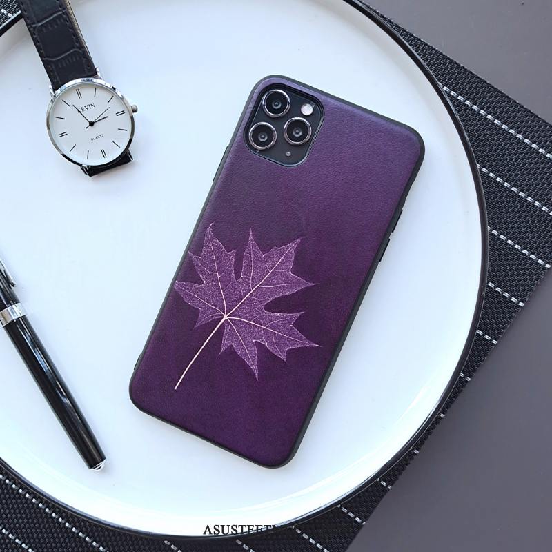 iPhone 12 Pro Max Kuori Kuoret Murtumaton Kiinalainen Tyyli Kotelo Ultra Violetti