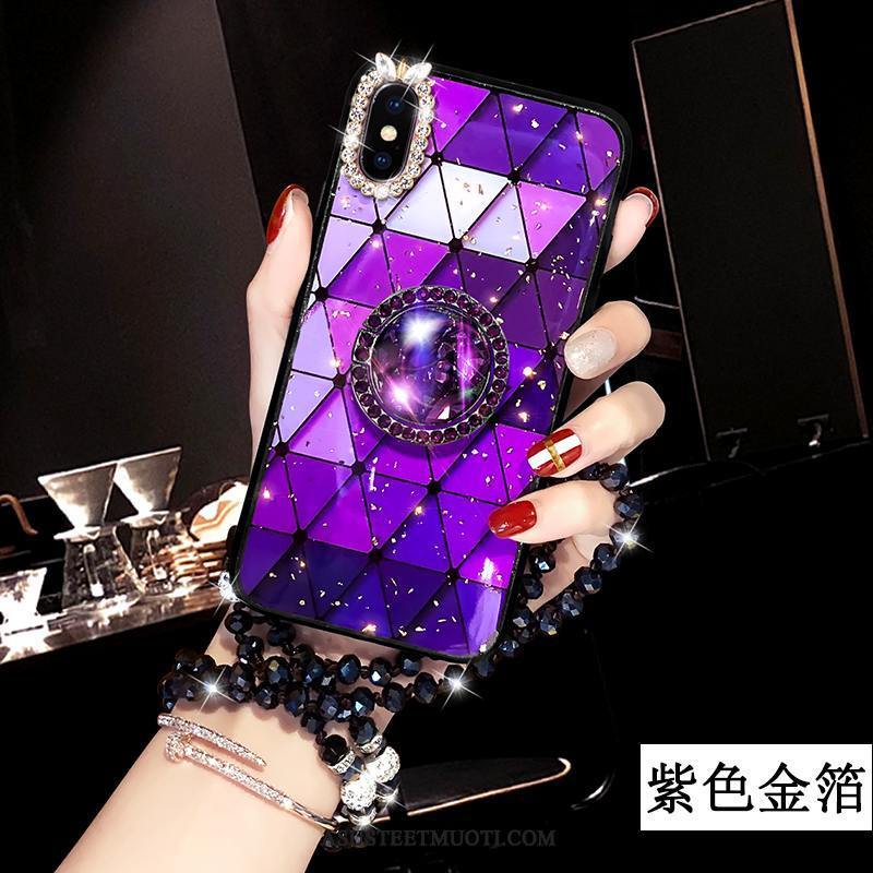 iPhone Xs Max Kuoret Rhinestone Inlay Strassi Tuki Persoonallisuus Trendi